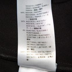 Stella McCartney Black Crepe Side Buckle Detail Top L For Women -Stella McCartney Sales luxury women stella mccartney used clothes p431976 006