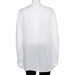 Stella McCartney Monochrome Floral Printed Silk Asymmetric Hem Detail Top M For Women -Stella McCartney Sales luxury women stella mccartney used clothes p433663 1621162214 007