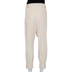Stella McCartney Cream Wool Cargo Pants M For Women -Stella McCartney Sales luxury women stella mccartney used clothes p438267 003