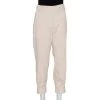 Stella McCartney Cream Wool Cargo Pants M For Women -Stella McCartney Sales luxury women stella mccartney used clothes p438267 008