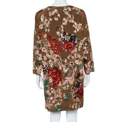 Stella McCartney Brown Sequin Embellished Silk Shift Dress M For Women -Stella McCartney Sales luxury women stella mccartney used clothes p441303 001