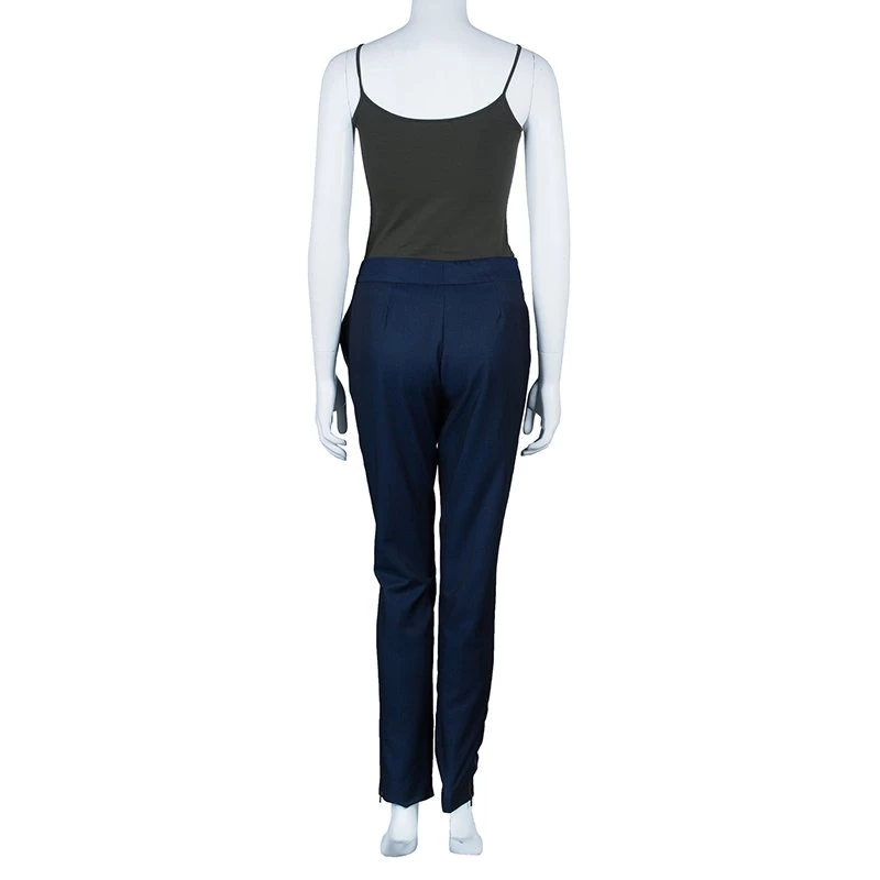 Stella McCartney Blue Tapered Trousers M For Women 5 Stella McCartney Blue Tapered Trousers M For Women - Image 3