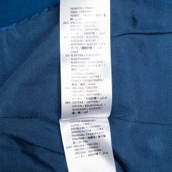 Stella McCartney Blue Crepe Button Front Blazer & Zipper Detail Elastic Waist Trousers S For Women -Stella McCartney Sales luxury women stella mccartney used clothes p444674 006