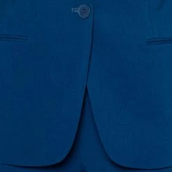 Stella McCartney Blue Crepe Button Front Blazer & Zipper Detail Elastic Waist Trousers S For Women -Stella McCartney Sales luxury women stella mccartney used clothes p444674 011