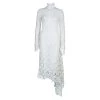 Stella McCartney White Daisy Embroidery Turtle Neck Dress XS For Women -Stella McCartney Sales luxury women stella mccartney used clothes p44822 001
