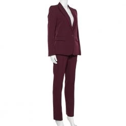 Stella McCartney Burgundy Wool Iris Suit S For Women -Stella McCartney Sales luxury women stella mccartney used clothes p450600 006