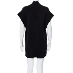 Stella McCartney Black Crepe & Lace Oversized Mini Dress M For Women 11 Stella McCartney Black Crepe & Lace Oversized Mini Dress M For Women -Stella McCartney Sales luxury women stella mccartney used clothes p450658 006