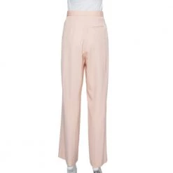 Stella McCartney Pink Wool Flared Leg Trousers S For Women -Stella McCartney Sales luxury women stella mccartney used clothes p450678 002