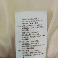 Stella McCartney Cream Wool Sleeveless Button Front Blazer Coat M For Women -Stella McCartney Sales luxury women stella mccartney used clothes p450683 005