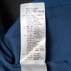 Stella McCartney Blue Wool Contrast Collar Trim Blazer & Tapered Leg Trousers S For Women 19 Stella McCartney Blue Wool Contrast Collar Trim Blazer & Tapered Leg Trousers S For Women -Stella McCartney Sales luxury women stella mccartney used clothes p450690 005