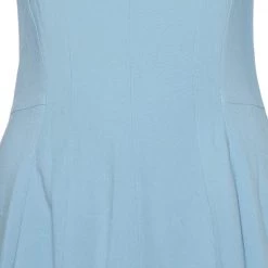 Stella McCartney Powder Blue Crepe Paneled Midi Dress S For Women -Stella McCartney Sales luxury women stella mccartney used clothes p452164 002