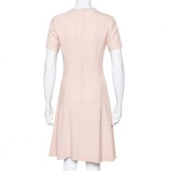Stella McCartney Light Pink Crepe Keyhole Neck Detail Skater Dress S For Women 11 Stella McCartney Light Pink Crepe Keyhole Neck Detail Skater Dress S For Women -Stella McCartney Sales luxury women stella mccartney used clothes p452383 008