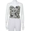 Stella McCartney Monochrome Jacquard Bustier Top M For Women