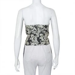 Stella McCartney Monochrome Jacquard Bustier Top M For Women -Stella McCartney Sales luxury women stella mccartney used clothes p453134 003