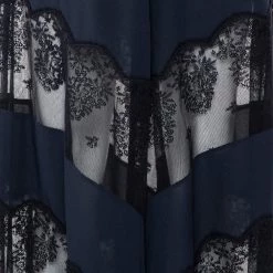 Stella McCartney Midnight Blue Silk & Lace Paneled Maxi Skirt S For Women -Stella McCartney Sales luxury women stella mccartney used clothes p453539 006