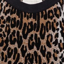 Stella McCartney Brown Leopard Print Jacquard Bootcut Cropped Pants XS For Women -Stella McCartney Sales luxury women stella mccartney used clothes p459066 005