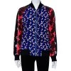 Stella McCartney Multicolor Printed Silk Zip Front Bomber Jacket S For Women -Stella McCartney Sales luxury women stella mccartney used clothes p459108 008