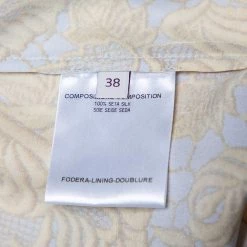 Stella McCartney Yellow Floral Printed Silk Tapered Pants S For Women -Stella McCartney Sales luxury women stella mccartney used clothes p461485 003