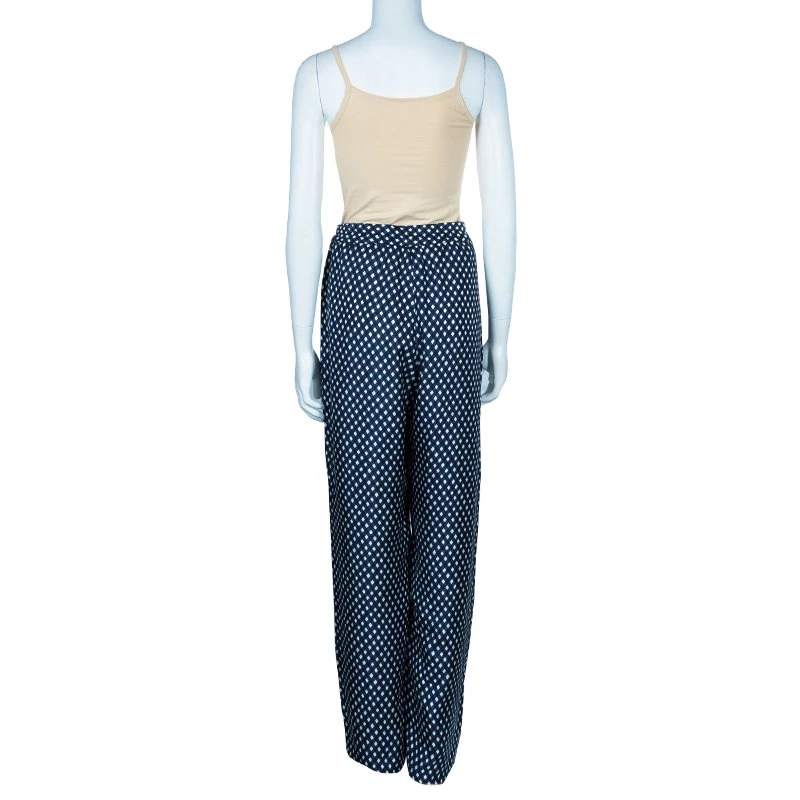 Stella McCartney Printed Wide Leg Silk Trousers M For Women 5 Stella McCartney Printed Wide Leg Silk Trousers M For Women - Image 3