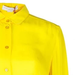 Stella McCartney Canary Yellow Button Down Blouse M For Women -Stella McCartney Sales luxury women stella mccartney used clothes p46761 004