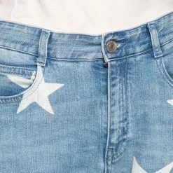 Stella McCartney Blue Denim Star Printed Denim Boyfriend Jeans M For Women -Stella McCartney Sales luxury women stella mccartney used clothes p468744 009