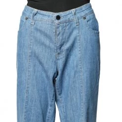 Stella McCartney Blue Denim Flared Leg Jeans L For Women -Stella McCartney Sales luxury women stella mccartney used clothes p472100 006