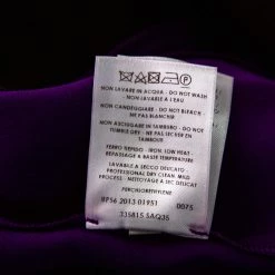 Stella McCartney Violet Crepe Long Sleeve Flared Dress S For Women -Stella McCartney Sales luxury women stella mccartney used clothes p477981 004