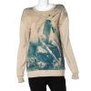 Stella McCartney Light Pink Unicorn Printed Cotton & Wool Sweatshirt L For Women -Stella McCartney Sales luxury women stella mccartney used clothes p482164 001