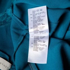 Stella McCartney Teal Green Crepe Lace Trim Detail Sleeveless Trail Gown M For Women -Stella McCartney Sales luxury women stella mccartney used clothes p482402 002