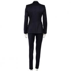 Stella McCartney Navy Blue Wool Blazer & Tapered Leg Pants S For Women -Stella McCartney Sales luxury women stella mccartney used clothes p482720 009