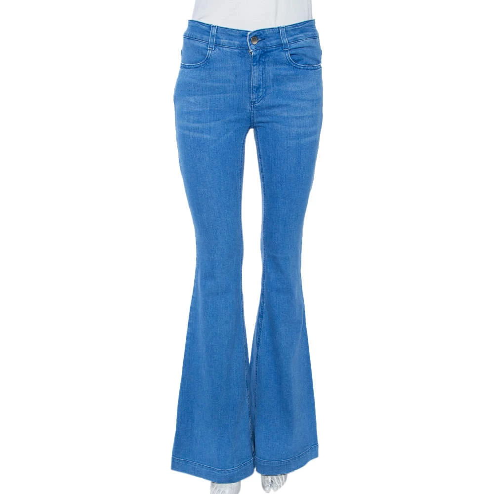 Stella McCartney Blue Denim Flared Jeans M For Women 3 Stella McCartney Blue Denim Flared Jeans M For Women