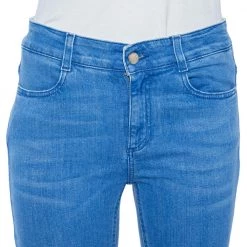 Stella McCartney Blue Denim Flared Jeans M For Women 11 Stella McCartney Blue Denim Flared Jeans M For Women -Stella McCartney Sales luxury women stella mccartney used clothes p489117 005