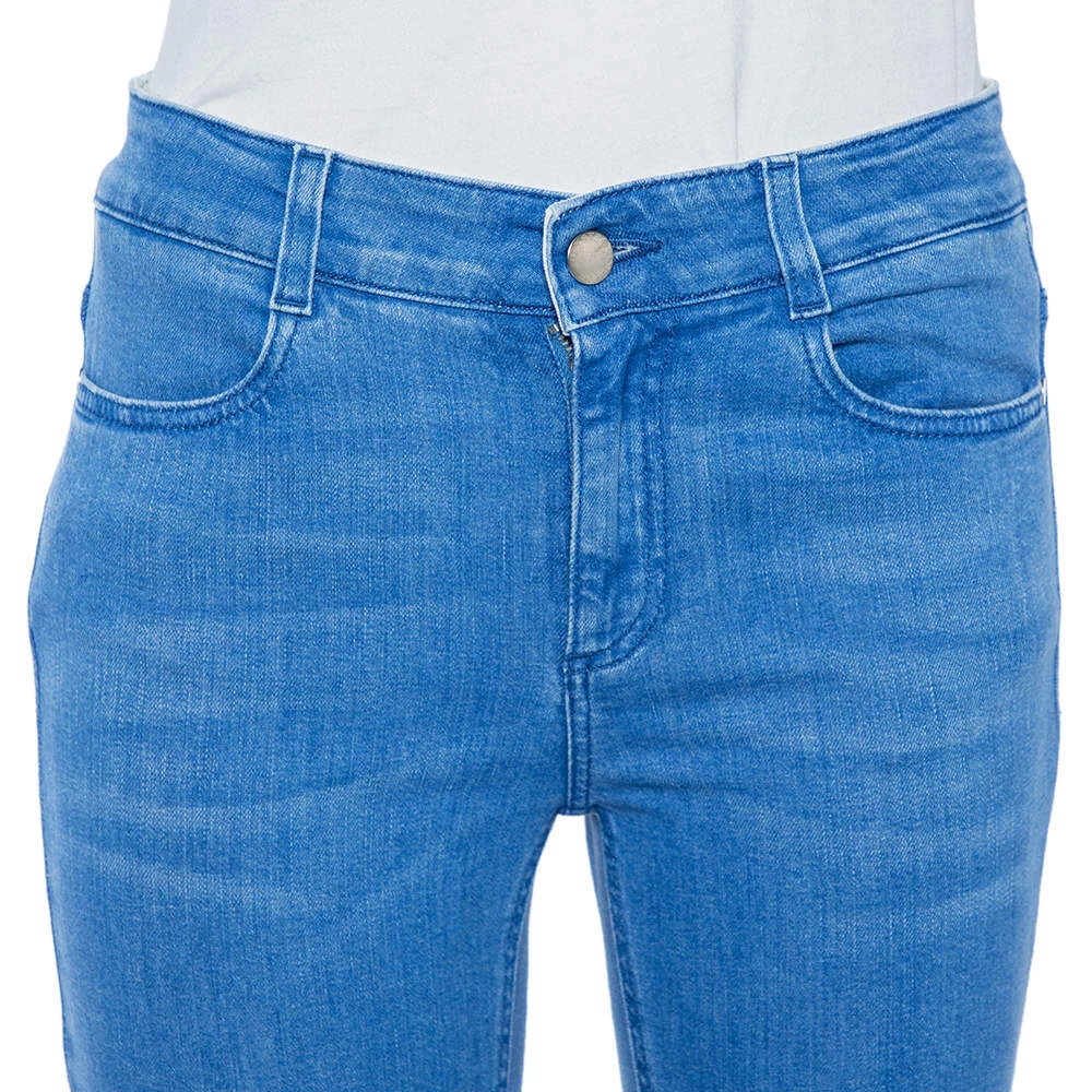 Stella McCartney Blue Denim Flared Jeans M For Women 6 Stella McCartney Blue Denim Flared Jeans M For Women - Image 4