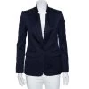 Stella McCartney Navy Blue Wool Single Button Blazer S For Women -Stella McCartney Sales luxury women stella mccartney used clothes p491075 006