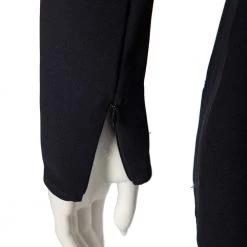 Stella McCartney Navy Blue Cady Long Sleeve Peplum Blouse S For Women -Stella McCartney Sales luxury women stella mccartney used clothes p491154 007