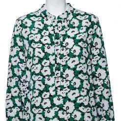 Stella McCartney Multicolored Floral Printed Wilson Silk Long Sleeve Blouse M For Women -Stella McCartney Sales luxury women stella mccartney used clothes p493575 002