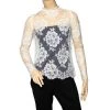 Stella McCartney White Lace Fringed Sheer Top S For Women -Stella McCartney Sales luxury women stella mccartney used clothes p500809 004