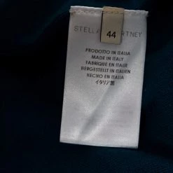 Stella McCartney Bright Blue Wool Cinched Waist & Hem Detail Pants M For Women -Stella McCartney Sales luxury women stella mccartney used clothes p501204 003