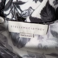 Stella McCartney Monochrome Floral Printed Silk Short Dress M For Women -Stella McCartney Sales luxury women stella mccartney used clothes p502011 003