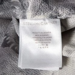 Stella McCartney Monochrome Floral Printed Silk Short Dress M For Women -Stella McCartney Sales luxury women stella mccartney used clothes p502011 004