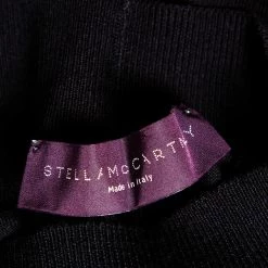 Stella McCartney Black Cashmere & Silk Knit Tapered High Rise Pants S For Women -Stella McCartney Sales luxury women stella mccartney used clothes p503788 002