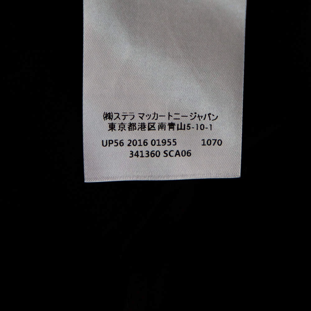 Stella McCartney Black Crepe Zip Detail Long Sleeve Arlesa Blouse L For Women 10 Stella McCartney Black Crepe Zip Detail Long Sleeve Arlesa Blouse L For Women - Image 8