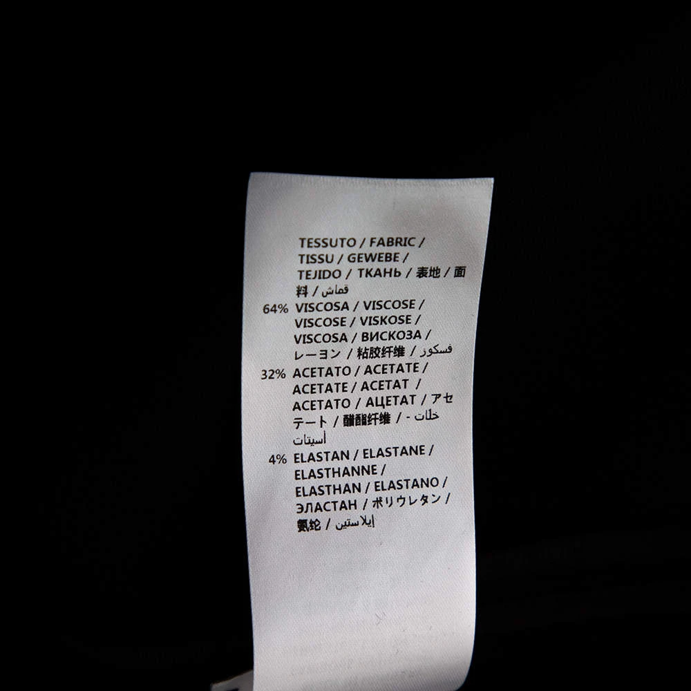 Stella McCartney Black Crepe Zip Detail Long Sleeve Arlesa Blouse L For Women 11 Stella McCartney Black Crepe Zip Detail Long Sleeve Arlesa Blouse L For Women - Image 9