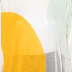 Stella McCartney Multicolor Silk And Cotton Patterned Knit Sheer Detail Top M For Women -Stella McCartney Sales luxury women stella mccartney used clothes p514188 007