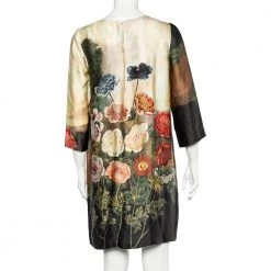 Stella McCartney Multicolor Garden Printed Silk Shift Dress M For Women -Stella McCartney Sales luxury women stella mccartney used clothes p514189 002