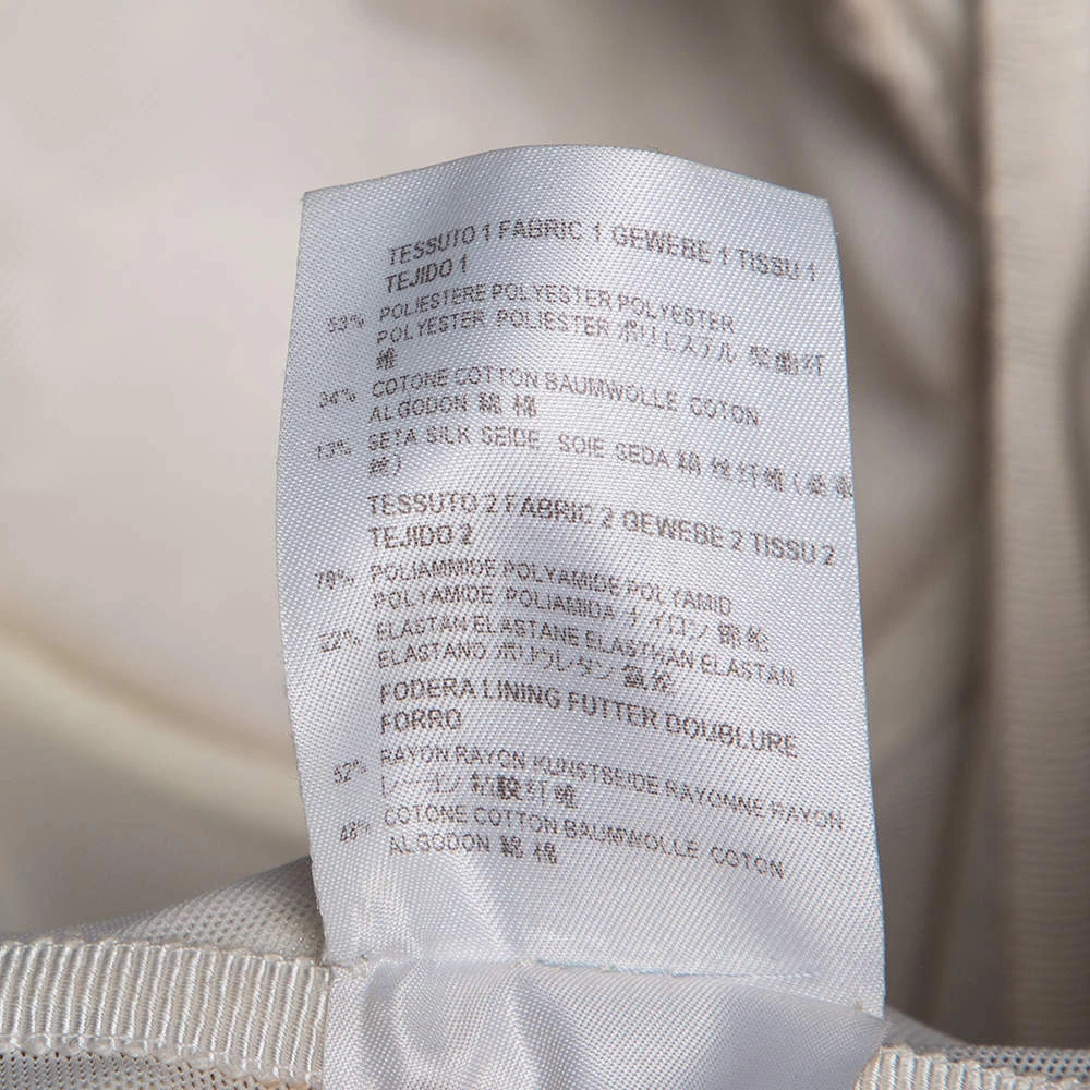 Stella McCartney Metallic Neon Floral Jacquard Ridley Strapless Mini Dress S For Women 8 Stella McCartney Metallic Neon Floral Jacquard Ridley Strapless Mini Dress S For Women - Image 6