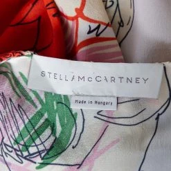 Stella McCartney Multicolored Floral Printed Silk Ruffled Sleeveless Top S For Women -Stella McCartney Sales luxury women stella mccartney used clothes p525226 003