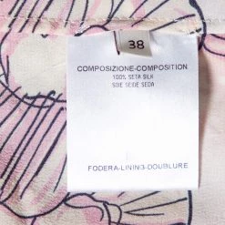 Stella McCartney Multicolored Floral Printed Silk Ruffled Sleeveless Top S For Women -Stella McCartney Sales luxury women stella mccartney used clothes p525226 004