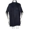 Stella McCartney Navy Blue Wool Logo Trim Detailed Zip Front Cape S For Women -Stella McCartney Sales luxury women stella mccartney used clothes p529226 004