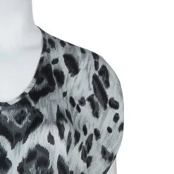 Stella McCartney Grey Leopard Print Top M For Women -Stella McCartney Sales luxury women stella mccartney used clothes p53383 004